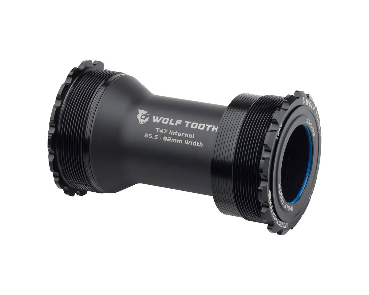 Wolf Tooth Components T47 Internal Bottom Bracket (Black) (29mm | SRAM DUB) (85.5/92mm)